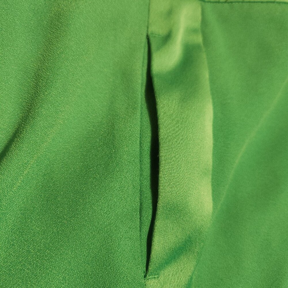 Boden Green Wide-Leg Tuxedo Pants // Sz 18L - Picture 11 of 12